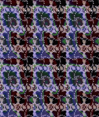 Vadinin çiçekleri tarafsız renklerde. Raster çiçek desenleri çiziyor..