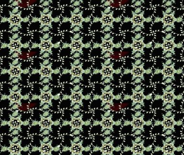 Siyah, nötr ve yeşil renklerde zarif çiçek buketi suluboya. Raster illüstrasyonu. Renkli Bahar Teması eskiz kalıbı. Düz Çiçek Elementleri Tasarımı.