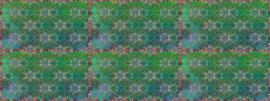 Tekstil, kumaş, kapaklar, duvar kağıtları, baskı, naylon, yapıştırma, örgü, dekupaj için çiçeksiz arkaplan. Millefleur 'lar. Küçük yeşil ve mavi renkte güzel bir besin torbası deseni, çiçekler..