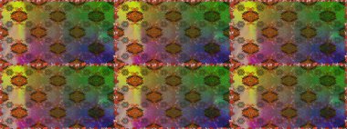 Çiçek izi. Suluboya kusursuz desen. Çiçekler suluboya tarzında kahverengi ve yeşil renklerde.