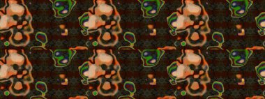 Modern çiçek arkaplanı. Moda baskıları için zarif bir şablon. Halk tarzı. Rengarenk çiçekleri ve yaprakları olan muhteşem bir çiçek deseni..