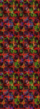 Tekstil veya kitap kapakları, imalat, duvar kağıtları, baskı, hediye paketi ve yapıştırma kitabı için çiçek eskizi geçmişi. Küçük çaplı çiçeklerdeki basit şirin desenler. Raster illüstrasyonu.