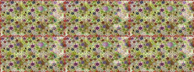 Tarafsız ve bej renklerde bahar çiçekleri. Raster çiçekleri klasik tarzda çizilmiş. Raster illüstrasyonu. Çiçekli, pürüzsüz desen.