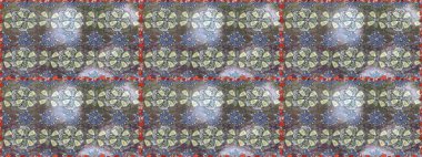 Floral seamless pattern with watercolor flowers. Raster illustration. In nice textile style on gray and neutral colors.