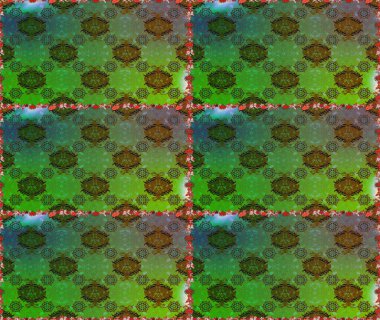 Raster Illustrasyon 'da moda olmayan çiçek deseni. Düz Çiçek Elementleri Tasarımı. Renkli Yaz Temalı Kusursuz Arkaplan. Güzel kumaş deseni.