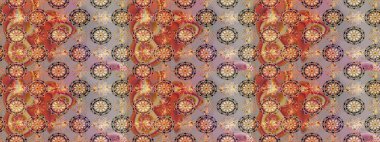 Bej ve nötr renklerde. Anti-stres için soyut örnek sayfası. Raster illüstrasyonu.