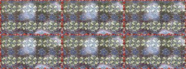 Floral seamless pattern with watercolor flowers. Raster illustration. In nice textile style on gray and neutral colors.