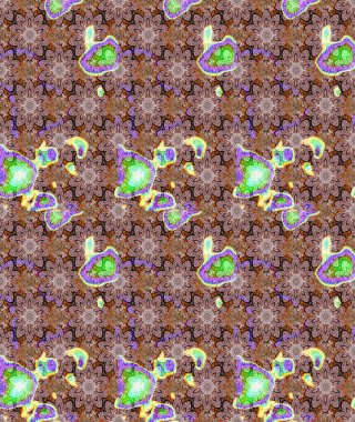 Halk tarzı. Rengarenk çiçekleri ve doğal renklerde yaprakları olan harika bir çiçek deseni. Moda baskıları için zarif bir şablon. Modern çiçek arkaplanı.