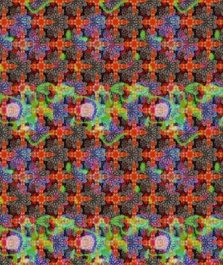 Raster düz çiçek çizim deseni. Kahverengi renkli çiçekler. Tasarım hediye paketi, tebrik kartları, posterler ve afiş tasarımı.