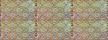 Raster illüstrasyonu. Tarafsız ve gri renklerde çiçekler. Tropik, dikişsiz çiçek deseni..