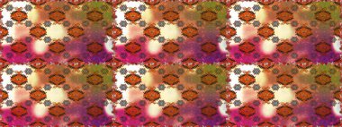 Kahverengi ve bej renkli kıvırcık çiçekler kahverengi ve bej renklerde. Klasik çiçek tasarımı elementleri. Raster illüstrasyonu.