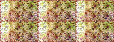 Çiçeksiz desenlerin resmi. Vadinin çiçekleri bej ve nötr renklerde.