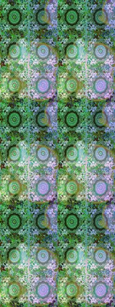 Yeşil renklerde, altın çiçekli altın desenli desen. Raster geometrik arka plan. Altın rengi, kusursuz çizim. Senin tasarımın için, duvar kağıdı..