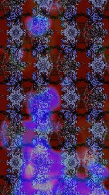 Düz Çiçek Elementleri Tasarımı. Güzel kumaş deseni. Yazdır. Raster çiçekli arka plan. Renkli Yaz Temalı eskiz kalıbı. Güzel çizim şekli..