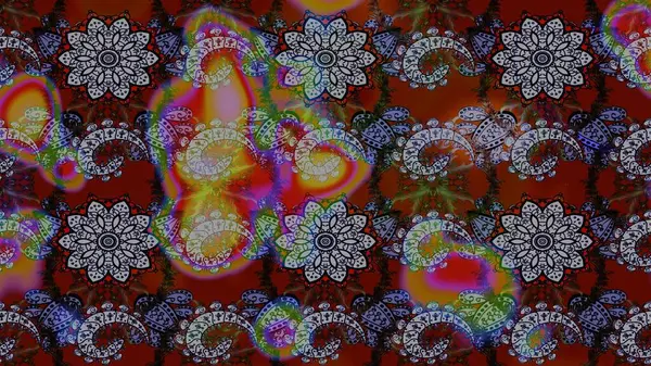 Düz Çiçek Elementleri Tasarımı. Gri ve kahverengi renkli çiçekler. Raster illüstrasyonundaki çiçek desenli çizim. Renkli Bahar Teması çizim şablonu.