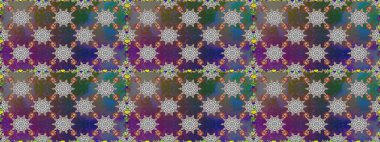 Düz Çiçek Elementleri Tasarımı. Güzel çiçek deseni. Gri ve kahverengi renkli çiçekler. Renkli Bahar Teması Kusursuz Arkaplan.