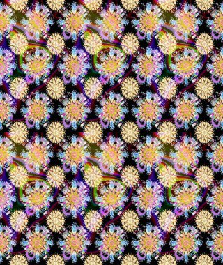 Etnik Mandala süsü. Raster Henna dövme stili. Kızılderili desenli desenli desenli şal deseni. Tekstil, tebrik kartı, boyama kitabı, telefon kılıfı baskısı için kullanılabilir.