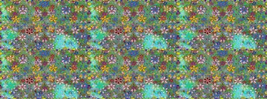 Çiçekler, yapraklar, dekoratif elementler, sıçramalar, lekeler, el çizimleri çizimleri ve Doodle çizimleri, grafik raster çizimleri.