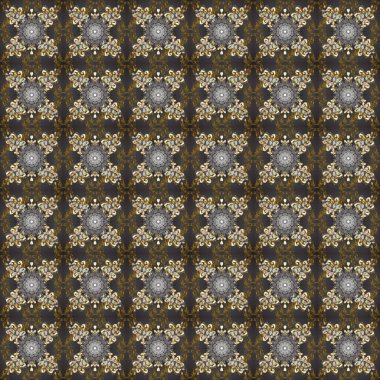 Altın elementli, hoş renklerde altın desen. Geleneksel oryantasyon süsü. Kusursuz klasik altın desen.