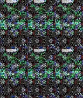 Raster Yumuşak kumaş deseni. Raster çiçek izi. Klasik taslak çizimi. Çiçeksel gri çizim deseni.