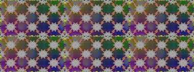 Çiçekli el, pürüzsüz desen çizmiş. Modern gelişim, gri ve yeşil raster arka plan duvar kağıdı çizimi, klasik çizgiler, desenli desenli çiçekler, çiçekli süsler..