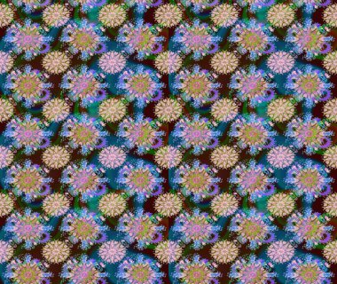 Arkaplan dokusu, duvar kâğıdı, çiçek teması tarafsız renklerde. Soyut etnik raster çizim kalıbı. Kabile sanatı boho baskısı, klasik çiçek arkaplanı.