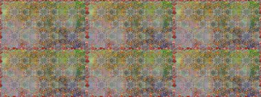 Gri ve kahverengi arka planda. Tekstil, kumaş, ambalaj, hatıra defteri için hoş bir çiçek arkaplanı. El çizimi çiçekli, pürüzsüz bir desen. Çocuksu tasarım.