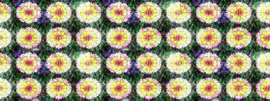 Soyut etnik raster çizim kalıbı. Kabile sanatı boho baskısı, klasik çiçek arkaplanı. Arkaplan dokusu, duvar kağıdı, yeşil renkli çiçek teması.