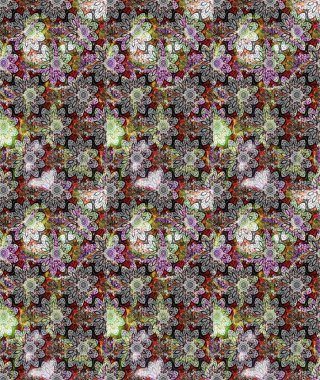 Gri renkli çiçekler. Hediye ambalaj kağıdı, tebrik kartları, posterler ve pankart tasarımı. Raster düz çiçek çizim deseni.