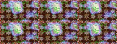 Kahverengi ve nötr renklerde çiçekler. Küçük çiçekte sevimli çiçek deseni var..