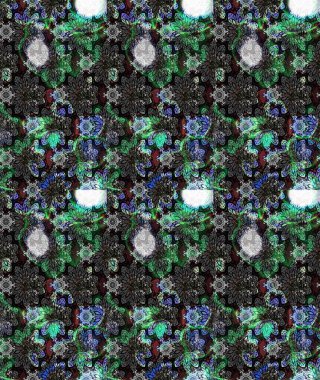 Güzel kumaş deseni. Raster illüstrasyonundaki çiçek desenli çizim. Düz Çiçek Elementleri Tasarımı. Renkli Bahar Teması çizim şablonu.