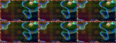 Nazik, yaz çiçekleri kahverengi ve gri renklerde. Raster illüstrasyonu. Raster çiçek desenli ve çiçekli..