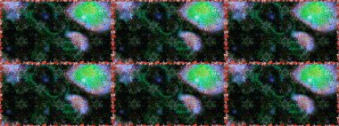 Yumuşak, bahar çiçekleri siyah ve yeşil renklerde. Raster illüstrasyonu. Çiçek ve yapraklı karalama şeklinde Raster çiçek deseni.