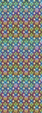 Küçük çiçekteki sevimli çiçek deseni. Modaya uygun kumaş deseni. Tony 'nin kumaş kalıbını çiz. Raster illüstrasyonu.