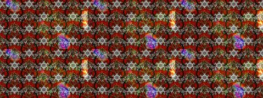 Küçük çiçekteki sevimli çiçek deseni. Modaya uygun kumaş deseni. Raster illüstrasyonu. Tony 'nin kumaş desenini çiz.