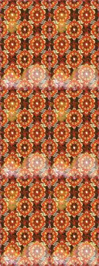 Kusursuz oryantal klasik altın desen. Kahverengi renklerde altın tekrarlayan elementler içeren Raster soyut arkaplanı.