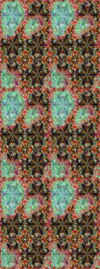 Altın antika ortaçağ dekoratifi, yapraklar ve kahverengi renkli altın desenli süslemeleri olan pürüzsüz bir desen. Kusursuz kraliyet lüksü, altın barok kumaş rengi..