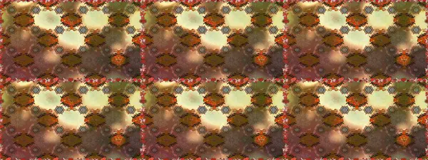 Rasterleştirme Trendy kumaş deseni. Şirin çiçekler. Kesintisiz çizgi deseni.