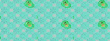 Eskiz arkaplan modeli. Mavi yapraklı yabani çiçekler. Suluboya, elle çizilmiş. Raster illüstrasyonu.