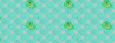 Eskiz arkaplan modeli. Mavi yapraklı yabani çiçekler. Suluboya, elle çizilmiş. Raster illüstrasyonu.