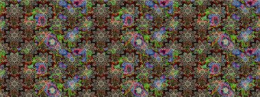 Nazik, narin çiçek arkaplanı. Gri renkli çiçekler. Raster çiçek desenli ve çiçekli..