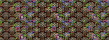 Nazik, narin çiçek arkaplanı. Gri renkli çiçekler. Raster çiçek desenli ve çiçekli..