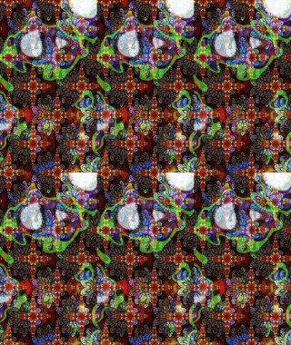 Düz Çiçek Elementleri Tasarımı. Renkli Bahar Teması eskiz kalıbı. Kahverengi renkli çiçekler. Güzel çiçek deseni..