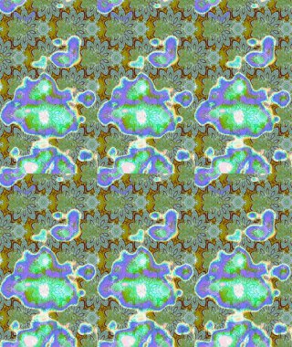 Raster illüstrasyonu. Tony 'nin kumaş kalıbını çiz. Küçük çiçekteki sevimli çiçek deseni. Modaya uygun kumaş deseni.