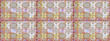 Suluboya stilinde nötr ve bej renklerde. Raster illüstrasyonu. Pürüzsüz bahar deseni ve küçük çiçekler.