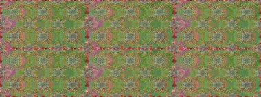 Kusursuz bir geçmişi var. Renkli şal desenli, yeşil ve kahverengi çiçekli ve dekoratif elementli kusursuz desen. Raster illüstrasyonu. Eski usul. Kumaş, tekstil ve duvar kağıdı baskısı için..