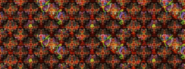 Küçük çiçekte güzel bir desen. Kahverengi çiçekli bahar çiçekleri. Moda baskıları için zarif bir şablon. Küçük renkli çiçekler. Motley illüstrasyonu.