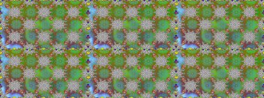 Modern stil dokusu. Çiçek desenli raster, yeşil ve gri çizgi grafik deseni soyut raster arkaplan.