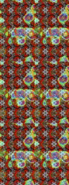 Şekil verilmiş çiçeklerle eskiz deseni. Çiçek deseni duvar kağıdı, desen dolguları ve web sayfası arka planı için kullanılabilir. Süslü zentangle çizim dokusu, soyut çiçeklerle süslenmiş..