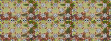 Güzel kumaş deseni. Hoş bir çiçek geçmişi var. Raster illüstrasyonu. Küçük bir çiçekte kusursuz desen.